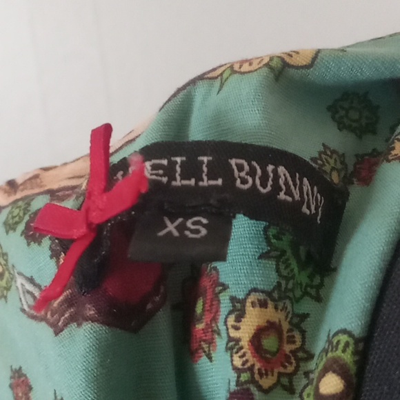 Hell Bunny Day of the dead candy skull retro swing dress XS - Picture 8 of 8